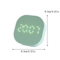 thumbnail image 3 of Home Appliances Gnobogi Multi Function LED Alarm Clock Student Dormitory Small Alarm Clock Temperature Date Display Multi Group Alarm Clock Clearance, 3 of 4