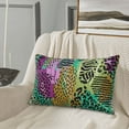thumbnail image 2 of LNWH Rectangle Pillow Cover, Vintage Abstract Zebra Animal Art Pattern Cushion Covers Pillowcase for Couch Bedroom Sofa, 14"x20", 2 of 8