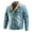 Light Blue, variant on WREESH Mens Denim Jacket Fleece Lined Trucker Jackets Lapel Button Up Cargo Jacket Thick Warm Winter Coats Light Blue