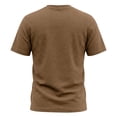 thumbnail image 6 of XAOFW Summer Casual Solid Color T Shirts For Man Stretch Relaxed Fit Round Neck Short Sleeve Tees Holiday Party Versatile Tops, 6 of 7