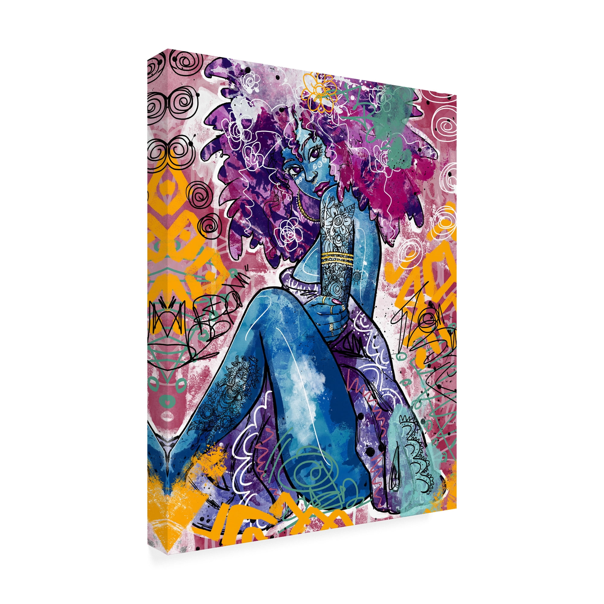 Trademark Fine Art 'Lfe' Canvas Art by Justin Copelan