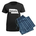 thumbnail image 5 of CafePress - Nebraska Women's Dark Pajamas - Women's Short Sleeve Print T-Shirt and Pants Dark Cotton Pajama Set, 5 of 7