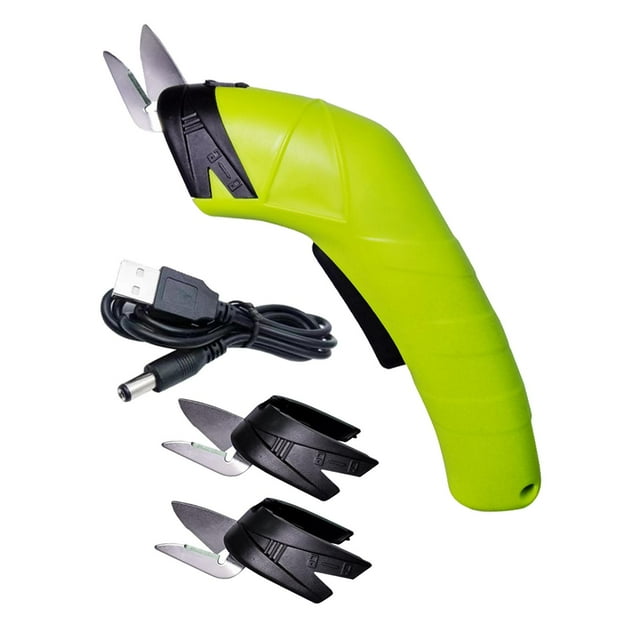 Electric Scissors Cutting Tools Fabric Scissors Comfortable Grip Quilting Fabric Alloy 3 Head