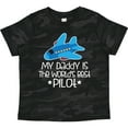 thumbnail image 3 of Inktastic Daddy is Worlds Best Pilot Airplane Childs Boys or Girls Toddler T-Shirt, 3 of 5