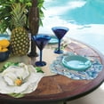 thumbnail image 4 of CounterArt Magnolia/Hydrangea Shaped Reversible Easy Care Flexible Tabletop Placemat 4 Pack, 4 of 8