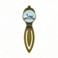 thumbnail image 1 of Japan Mount Red Sun Rail Train Temple Bookmark Retro Office Label Page Marker, 1 of 4