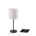 thumbnail image 4 of Mainstays 19 in Black Metal Stick Lamp with USB and USB-C Ports, 4 of 7