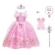 thumbnail image 1 of Disfraz de princesa Aurora con accesorios para niñas de 4 a 5 años, 1 of 8