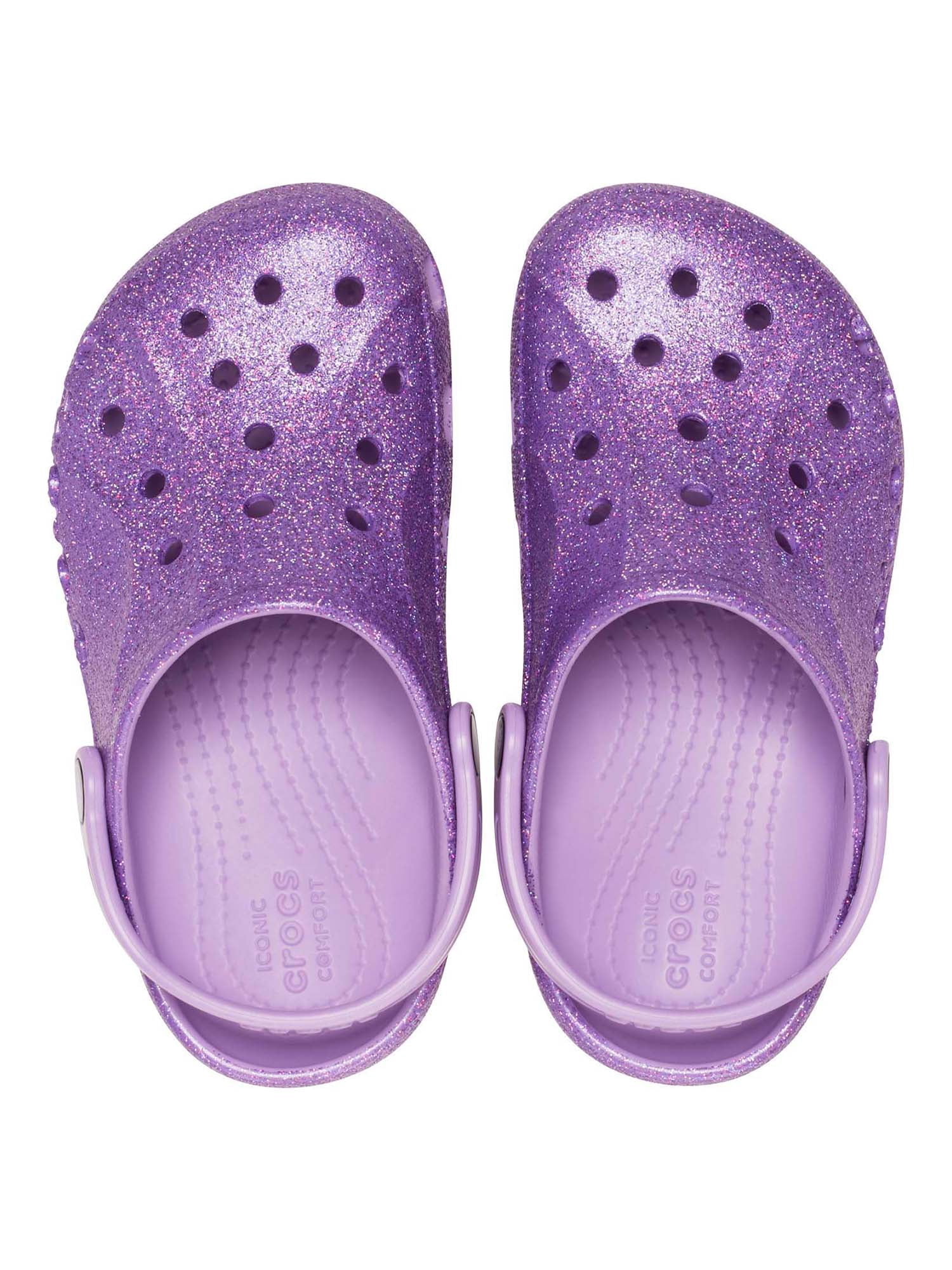 Crocs Baya Lined Mixed Glitter Clog – Cozy Comfort, Sparkle Style