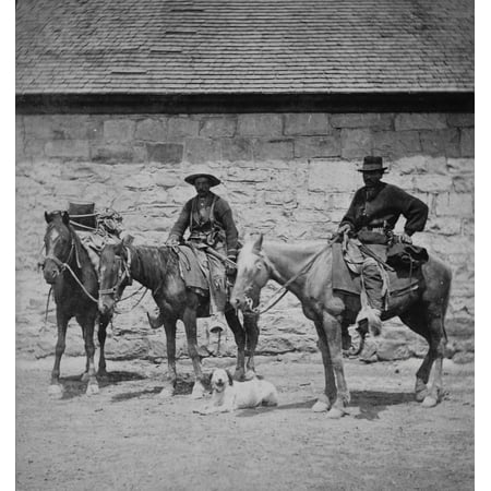 Wyoming Frontiersmen With Rifles And Pistols 1880 Two Early Wyoming Territory Frontiersmen Armed With Colt Single Action Army Revolvers And Rifles One Of The Rifles Is A Single-Shot Heavy Barrel (Best Single Action Revolver Cowboy Action Shooting)