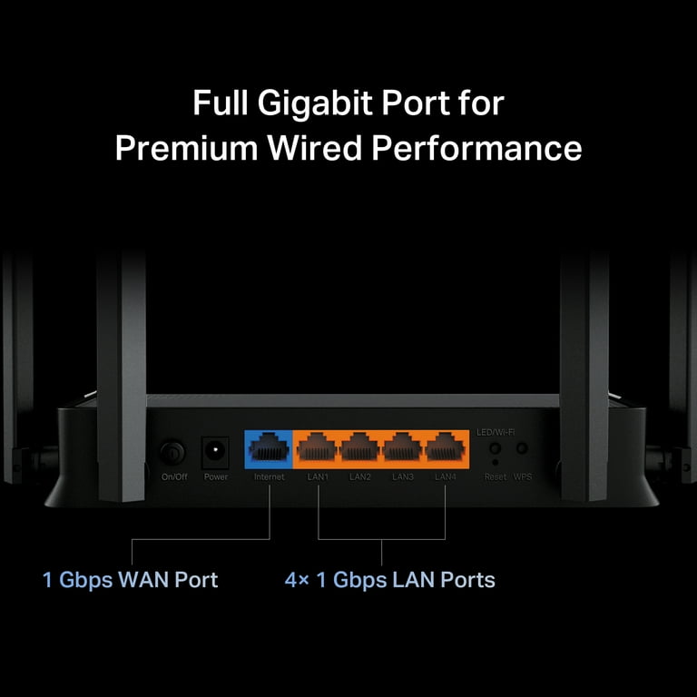 TP-Link Dual-band BE3200 Wi-Fi 7 Router with dual Gigabit Ports