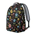 thumbnail image 2 of Pioneer Flower Floral Print Pattern Backpack for School, Cute School Bag with Adjustable Shoulder Straps and Padded Back, 15.3"x11"x7.1", 2 of 5
