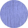 thumbnail image 1 of Ahgly Company Indoor Round Oriental Blue Modern Area Rugs, 3' Round, 1 of 4