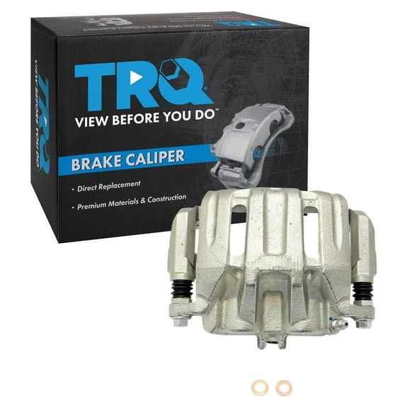 TRQ Front Right Brake Caliper w/Bracket Passenger Side Compatible with 2007-2012 Acura RDX 2010-2011 Honda Accord Crosstour 2007-2016 CR-V 2005-2010 Odyssey
