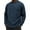 R2-Dark Blue, variant on Crewneck Waffle Pullover Sweater for Men Long Sleeve Textured Knit Polo Patch Pocket Crew Neck Pullovers Thermal Workout Relaxed Fit Fashion Winter Tops,Green 3XL