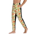 thumbnail image 3 of Qekee Rose Daisy Pattern Mens Sweatpants, Men's Midweight Lounge Pants-Medium, 3 of 5