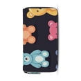 thumbnail image 6 of Colorful Teddy Bears Women's Long Zipper Wallet Bifold Clutch Purse PU Leather Card Cases, 6 of 6