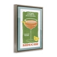 thumbnail image 3 of Stupell Industries Modern Retro Sidecar Recipe Brown Floating Frame Canvas Art, 25 x 31, by Deane Beesley, 3 of 8