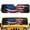 American Flag, variant on Jeiento Eagle Flag Windshield Sun Shade Compatible with Jeep JK JKU JL JLU 1997-2023 and Compatible with Gladiator JT 2020-2023 Foldable Windshield Sun Visor Blocks UV Rays
