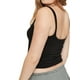 thumbnail image 4 of Lucakuins Mujeres Tank Tops, Color Sólido Básico Sin Mangas Escote Redondo Slim Fit Camisas Camisola Acanalada Tops Lucakuins moda, 4 of 6