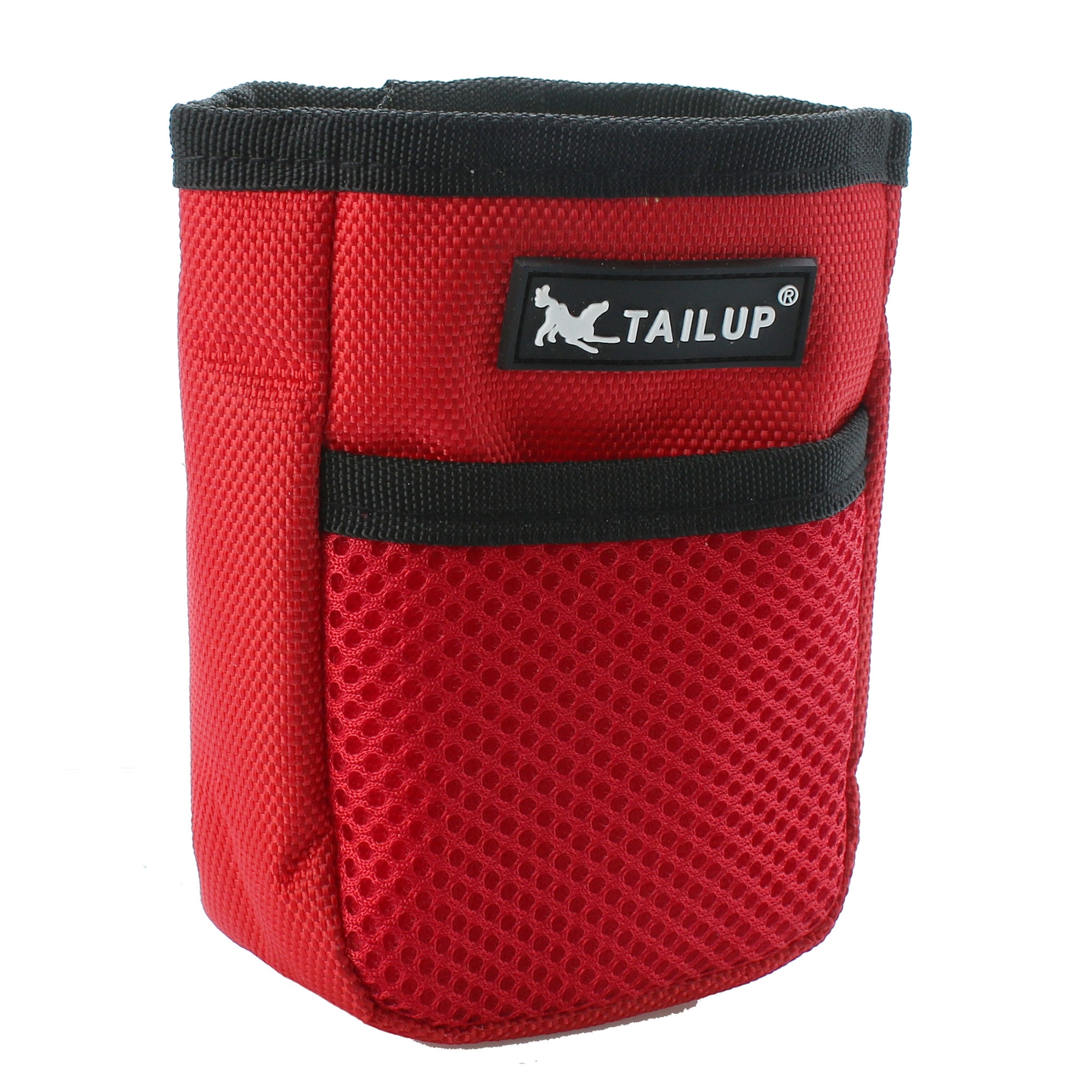 TAILUP Authorized Dog Treat Pouch Training Bag Pet Accessory Holder Red