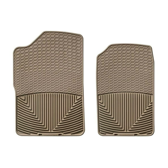 WeatherTech All-Weather Floor Mats compatible with Silverado, Escalade, C/K Series Pickup, Suburban, Yukon, Tahoe - 1st Row (Driver & Passenger), Tan