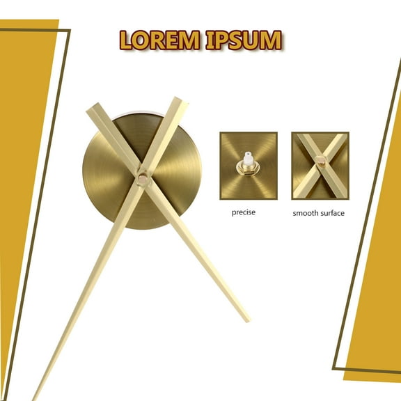 NICEXMAS  Clock Hands Replacement Movement Large Wall Oversized Golden