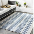 thumbnail image 2 of BoutiqueRugs Yankalilla Bohemian, Transitional Area Rug - Outdoor Safe - Navy, Pale Blue, Off White - 2' x 2'11", 2 of 15