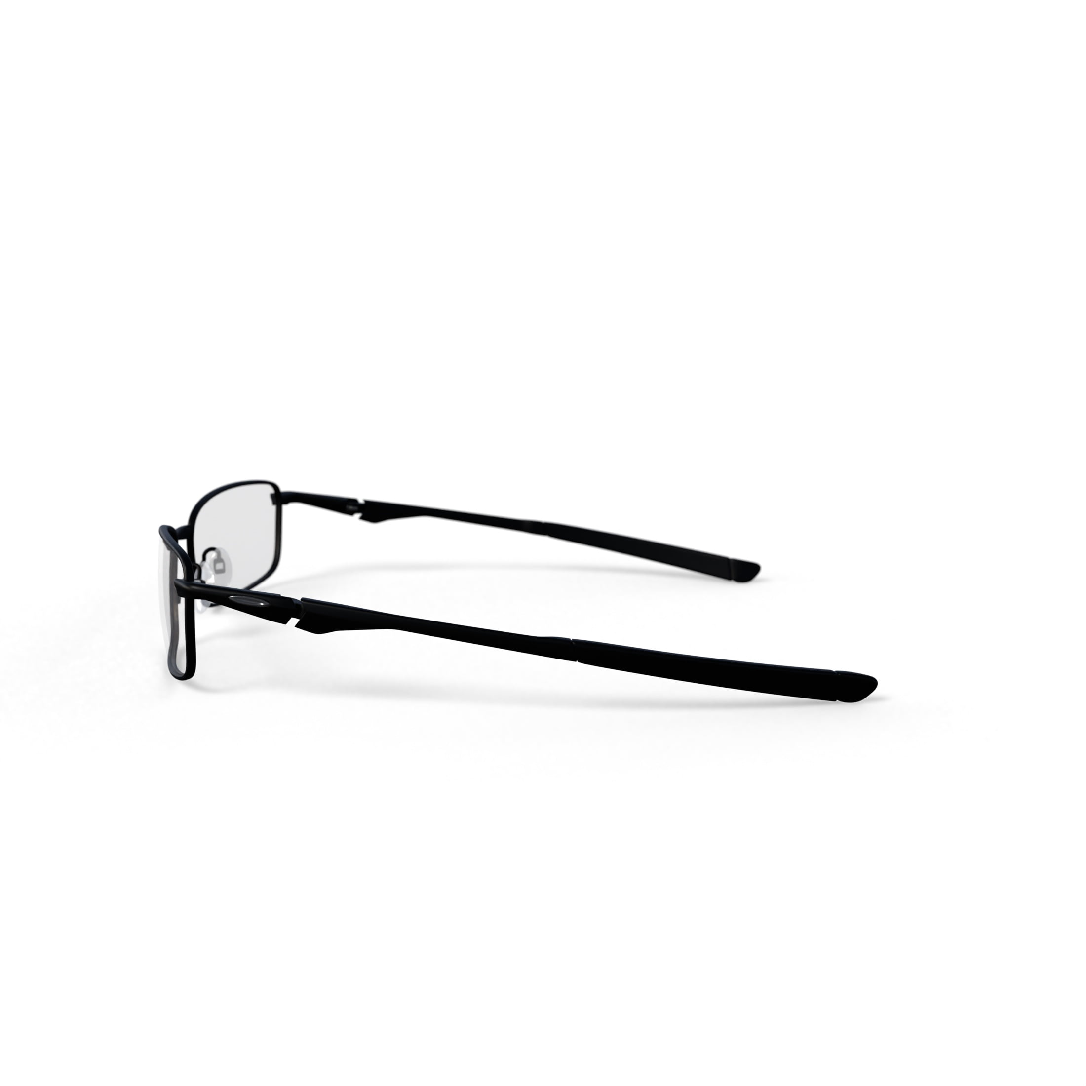 Oakley Bottle Rocket 4.0 Optical Glasses, Metal Prescription Eyeglasses with Case, Size 53, Matte Black