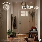 GE Relax HD LED Light Bulbs, 40 Watts, Soft White, CA11 Candle Bulbs, Clear Finish, 4pk