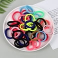 thumbnail image 4 of mdesiwst 50Pcs Women Hair Ties Vibrant Color High Elasticity Hair Bands No Damage Strong Hold Ponytail Holder Versatile Hair Accessories, 4 of 8
