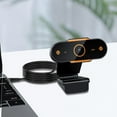 thumbnail image 4 of Webcam HD 1080p ,Live Streaming Web Camera with Stereo Microphone, PC Desktop or Laptop USB Webcam with 110 Degree View Angle, HD Webcam for Video Calling, Recording, Conferencing, Streaming, Gaming, 4 of 9