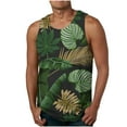 thumbnail image 2 of IROINNID Round Neckline Tank Tops For Men Sleeveless New Summer Floral Hawaiian Camisole Sport Tank Top Pullover Graphic Print Tops, 2 of 5