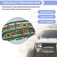 thumbnail image 4 of Jeiento Aztec Tribal Winch Cover Universal Winch Protection Cover Compatible with Most 8500-17500 Lbs Electric Winches Southwestern Geometric Design Decor Accessory, 4 of 7