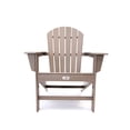 thumbnail image 6 of LuXeo Hampton Weather Wood Outdoor Patio Adirondack Chair (2 Pack), 6 of 12