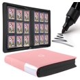 thumbnail image 1 of Carpeta D DACCKIT Toploader modelo A para 288 tarjetas, 9 compartimentos, color rosa, 1 of 7