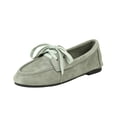 thumbnail image 2 of Willtoo Womens Lace‑Up Loafers British Style Lightweight Flat Casual Shoes Soft Non‑Slip Slip‑On Walking Shoes for Daily Office Wear, 2 of 5