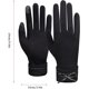 thumbnail image 2 of Guantes cálidos de invierno para mujer, guantes resistentes al viento con forro grueso para teléfono con pantalla táctil (negro), 2 of 5