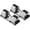 Ash, variant on SMRTFT NUOBELL - All-in-One, Durable, Adjustable Dumbbells, Black, 5-80 lb