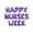 Purple, variant on Letter Balloons - HAPPY NURSES WEEK 16" Inch Alphabet Letters Foil Mylar Balloon Nurse Appreciation Party Banner (Gold)