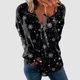 thumbnail image 2 of Gibobby Sudaderas para Mujer Diario Estampado Navidad Sudadera Informal con Cremallera Camisas Sueltas(Marina,G), 2 of 4