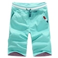 thumbnail image 5 of New 2024 Men Fashion Cotton Shorts Hot summer style shorts Men's pure color shorts Beach shorts Men's trousers, 5 of 6