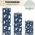 thumbnail image 4 of Dark Blue Christmas Animal Pattern Kitchen Rugs Sets Of 3,Kitchen Runner Rugs Non Skid Washable,Decorative Kitchen Floor Mats for Kitchen,Sink,Laundry,17"x30"+ 17"x47" + 17"x59", 4 of 6
