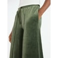thumbnail image 4 of Scoop Women’s Velour Wide Leg Pants, Sizes XS-XXL, 4 of 6