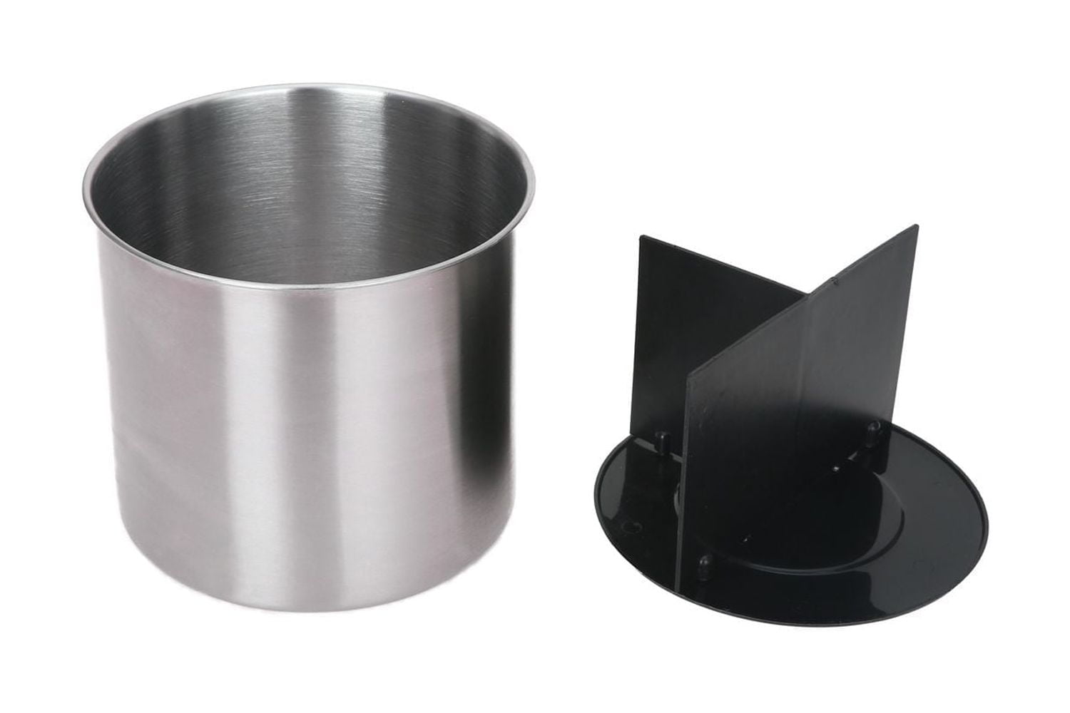 Mainstays Stainless Steel Utensil Holder with Removable Divider