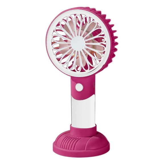 HWRETIE Handheld USB Fan Portable Mini Desktop Rechargeable Fan Lightweight Cooling Personal Fan for Office,Travel or Home