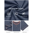 thumbnail image 4 of RICHCOIN Mens T Shirt Short Sleeve Crewneck Casual Color Block Summer Tops, 4 of 6