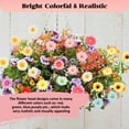 thumbnail image 5 of Pack of 200 Artificial Flowers Heads, Colourful Silk Flowers, Artificial Flower Heads, Artificial Flowers for Crafts, Small, Mini Daisy Flower Heads Daisy for DIY Crafts, Bride, Dress, Party, 5 of 6
