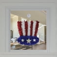 thumbnail image 2 of Northlight 13" Red and Blue Patriotic Uncle Sam Hat Window Decor, 2 of 3