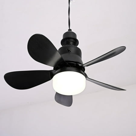 

Walmart Deals Fans Fan Light E27 Oval Fan Household Smart Ceiling Fan Light 30w 5 Fan Removable Bedroom Living Room by Wuxinga